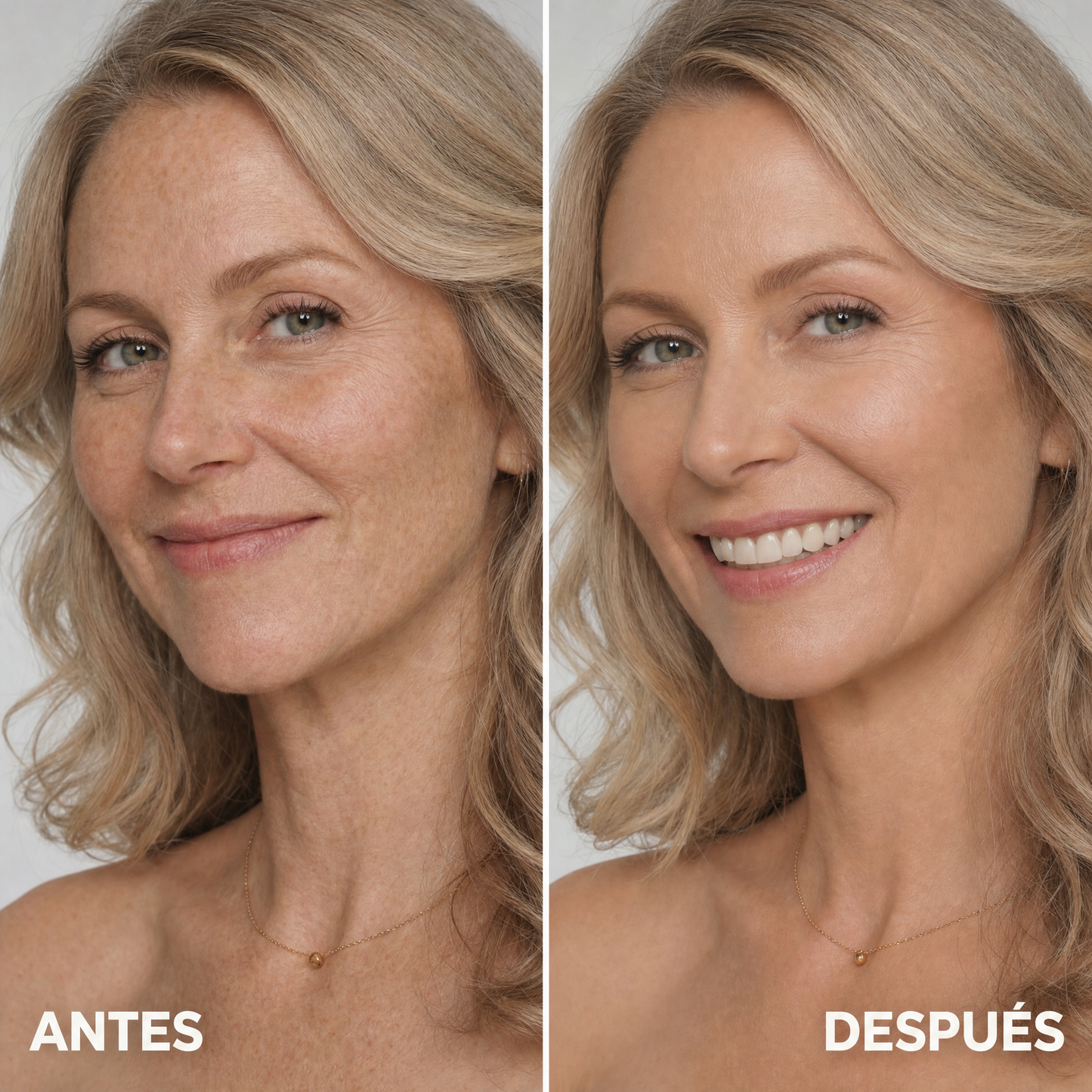 Base de Maquillaje Antiedad con SPF 50 – Se Adapta a tu Tono de Piel